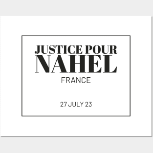 Justice Pour Nahel Logo Pride - France 27.07.2023 Posters and Art